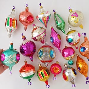 Glass Vintage Christmas Tree Decoration, RETRO Xmas Home Decor, Silver-Mercury Winter Holiday Ornaments pink Deep Indent BALL - WHIRLIGIG